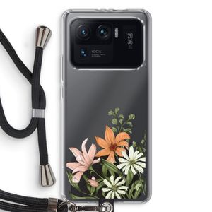 Floral bouquet: Xiaomi Mi 11 Ultra Transparant Hoesje met koord