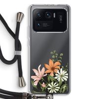 Floral bouquet: Xiaomi Mi 11 Ultra Transparant Hoesje met koord