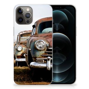 iPhone 12 Pro Max Siliconen Hoesje met foto Vintage Auto