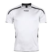Hummel 110005K Preston Shirt Korte Mouw Kids - White-Black - 140