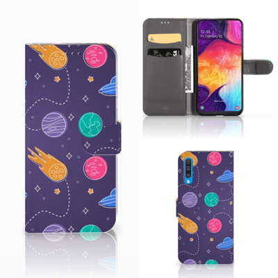 Samsung Galaxy A50 | Wallet Case | met Pasjes | Space