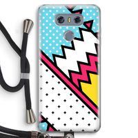 Pop Art #2: LG G6 Transparant Hoesje met koord