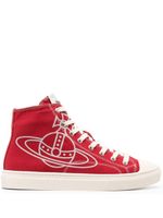 Vivienne Westwood baskets Plimsolls en toile - Rouge - thumbnail