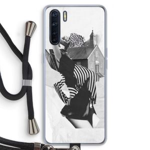 House: Oppo A91 Transparant Hoesje met koord