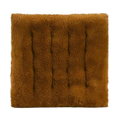 Zitkussen Glenn - caramel - 40x40 cm - Leen Bakker