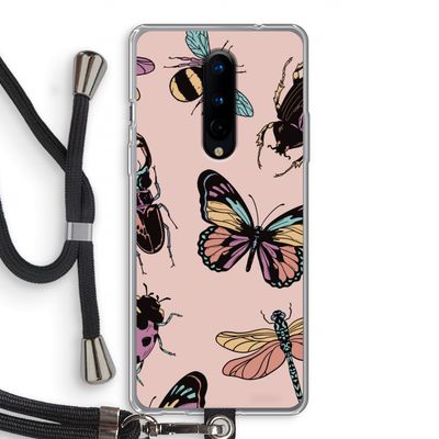 Tiny Bugs: OnePlus 8 Transparant Hoesje met koord