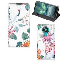 Nokia 3.4 | Hoesje maken | Bird Flowers