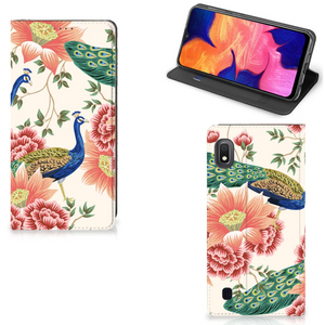 Hoesje maken voor Samsung Galaxy A10 Pink Peacock