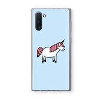 Eenhoorn: Samsung Galaxy Note 10 Transparant Hoesje