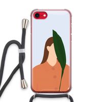 Leaf: iPhone SE 2020 Transparant Hoesje met koord
