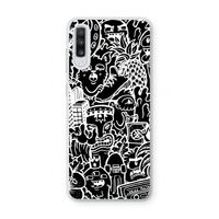 Vexx Black Mixtape: Samsung Galaxy A70 Transparant Hoesje