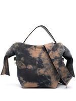 Acne Studios sac porté épaule à effet tie dye - Noir