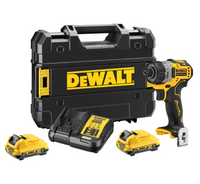 DeWalt DCF601D2 | Compacte accu schroefmachine | 1/4" | 12 Volt | 2.0Ah Li-Ion - DCF601D2-QW