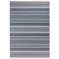 Bougari binnen/buitenvloerkleed Strap - blauw - 200x290 cm