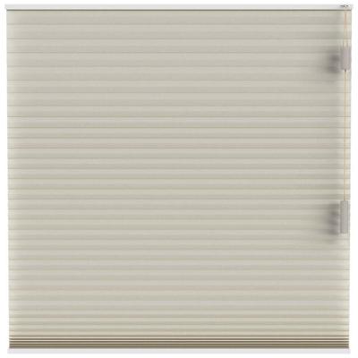 Leen Bakker - Fenstr Plisségordijn Chicago Dubbel 25mm Lichtdoorlatend - Zand (25314) - Polyester - Beige - 120x10x10 Cm