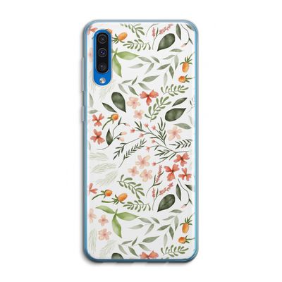 Sweet little flowers: Samsung Galaxy A50 Transparant Hoesje