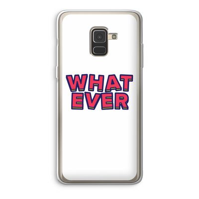 Whatever: Samsung Galaxy A8 (2018) Transparant Hoesje