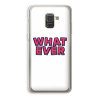 Whatever: Samsung Galaxy A8 (2018) Transparant Hoesje