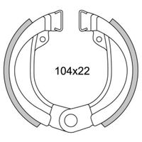 Newfren remsegmentset gf0245 fox