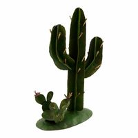 Metalen Groene Cactus - thumbnail