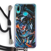 Black Unicorn: Huawei P Smart (2019) Transparant Hoesje met koord