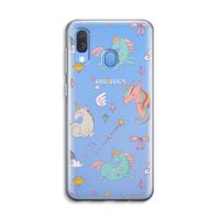 Fantasiewereld: Samsung Galaxy A40 Transparant Hoesje