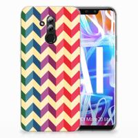 Huawei Mate 20 Lite | TPU bumper | Zigzag Multi Color