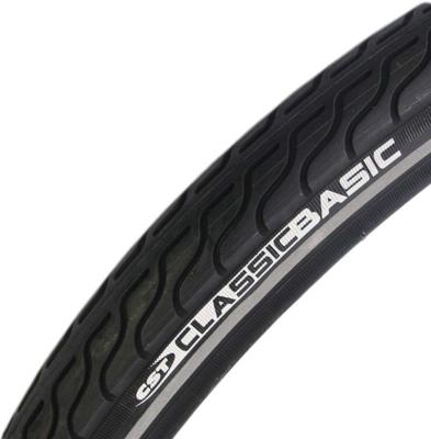 Buitenband CST Basic 28 x 1½" / 40-635 mm - zwart met reflectie