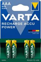 Varta batterij oplaadbaar hr03 (aaa) 800mah (blister 4)