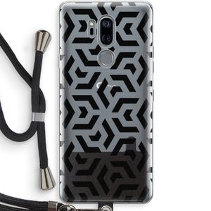 Crazy pattern: LG G7 Thinq Transparant Hoesje met koord