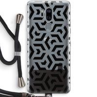 Crazy pattern: LG G7 Thinq Transparant Hoesje met koord