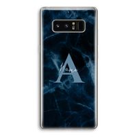Midnight Marble: Samsung Galaxy Note 8 Transparant Hoesje