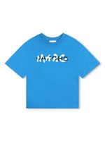 Marc Jacobs Kids t-shirt en coton à logo imprimé - Bleu