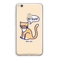 Miauw: Huawei Ascend P8 Lite (2017) Transparant Hoesje