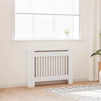 Radiatorombouw 112 cm MDF wit