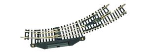 N Fleischmann rails (zonder ballastbed) 22273 Gebogen wissel, Elektrisch, Links 42 ° 194.6 mm, 228.2 mm 1 stuk(s)