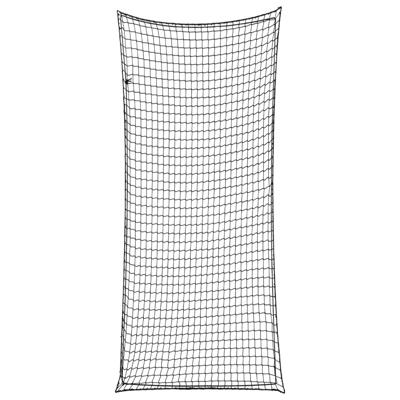 VidaXL Aanhangwagennet elastisch touw 8x3,5 m polypropeen zwart