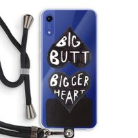 Big butt bigger heart: Honor Play 8A Transparant Hoesje met koord