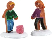 Lemax gumdrop games, set of 2 kerstdorp figuur type 2 Sugar &apos;N&apos; Spice 2018
