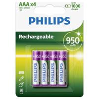 Philips HR03 Oplaadbare AAA batterij (potlood) NiMH 900 mAh 1.2 V 4 stuk(s)