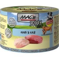 MAC's Puppy Hondenvoer in Blik - Kip en kalf - 6x200 g