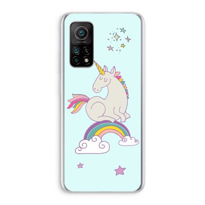 Regenboog eenhoorn: Xiaomi Mi 10T 5G Transparant Hoesje