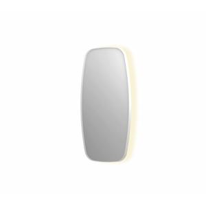 Spiegel INK SP30 40x4x80 cm incl. Indirect LED-Verlichting Rondom en Spiegelverwarming Mat Wit