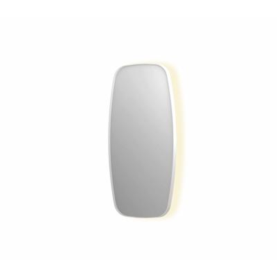 Spiegel INK SP30 40x4x80 cm incl. Indirect LED-Verlichting Rondom en Spiegelverwarming Mat Wit