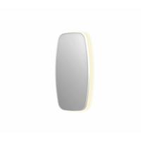 Spiegel INK SP30 40x4x80 cm incl. Indirect LED-Verlichting Rondom en Spiegelverwarming Mat Wit