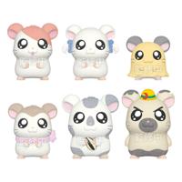 Hamtaro Flocked Mini-Figures 4 cm Display (8)