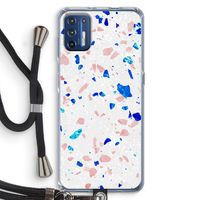 Terrazzo N°6: Motorola Moto G9 Plus Transparant Hoesje met koord