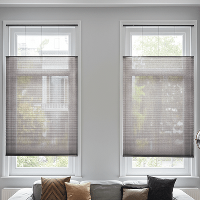 Plissé gordijnen Top-Down Bottom-Up koordbediening