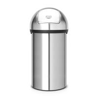 Push Bin afvalemmer, 60 liter - Matt Steel