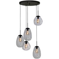 Masterlight Vide hanglampLava 5x helder glas - 2762-05-50-5-00-0001